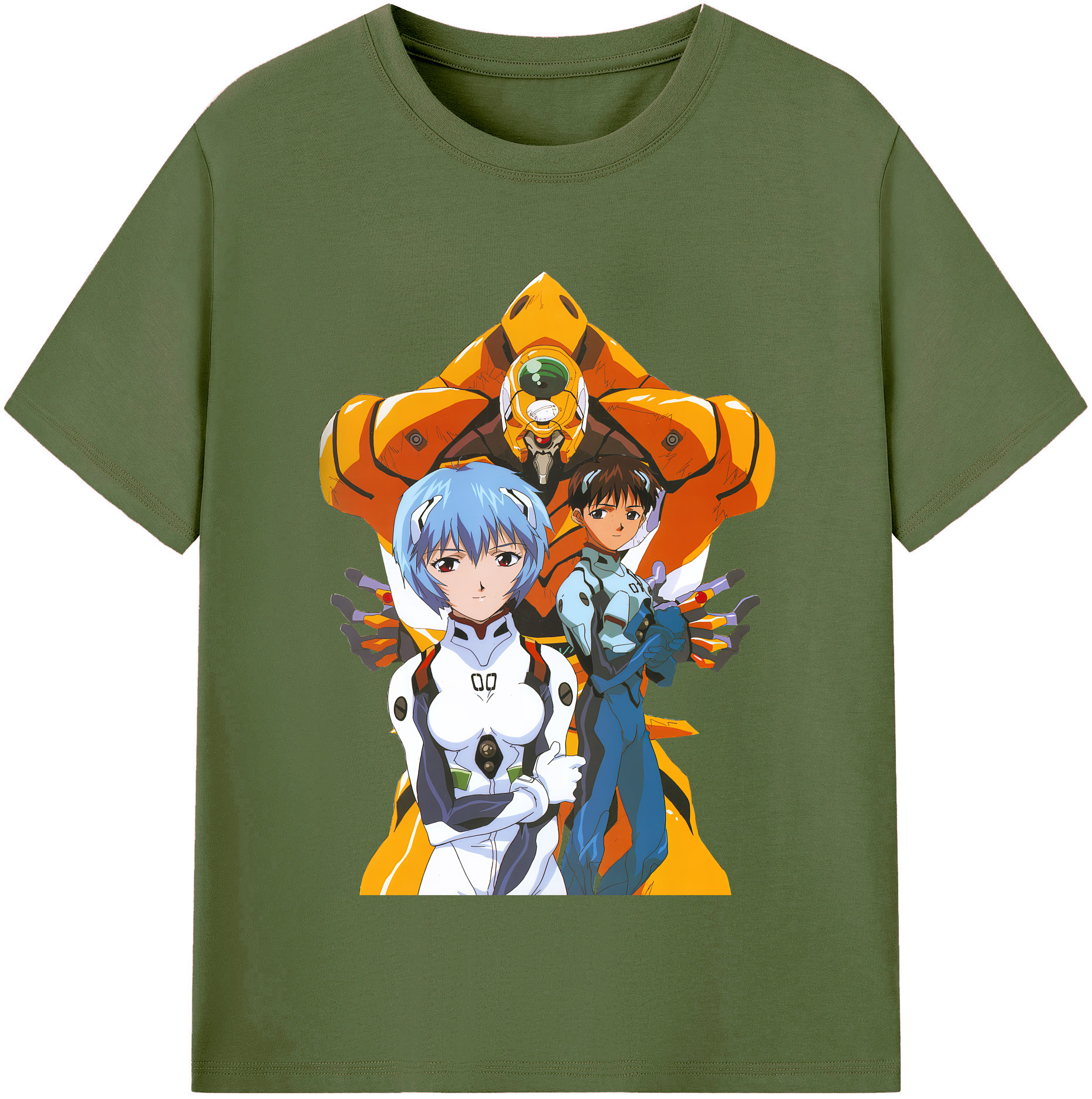 （画像用） EVA 新世紀エヴァンゲリオン 綿100％半袖Tシャツ（フロントプリント）